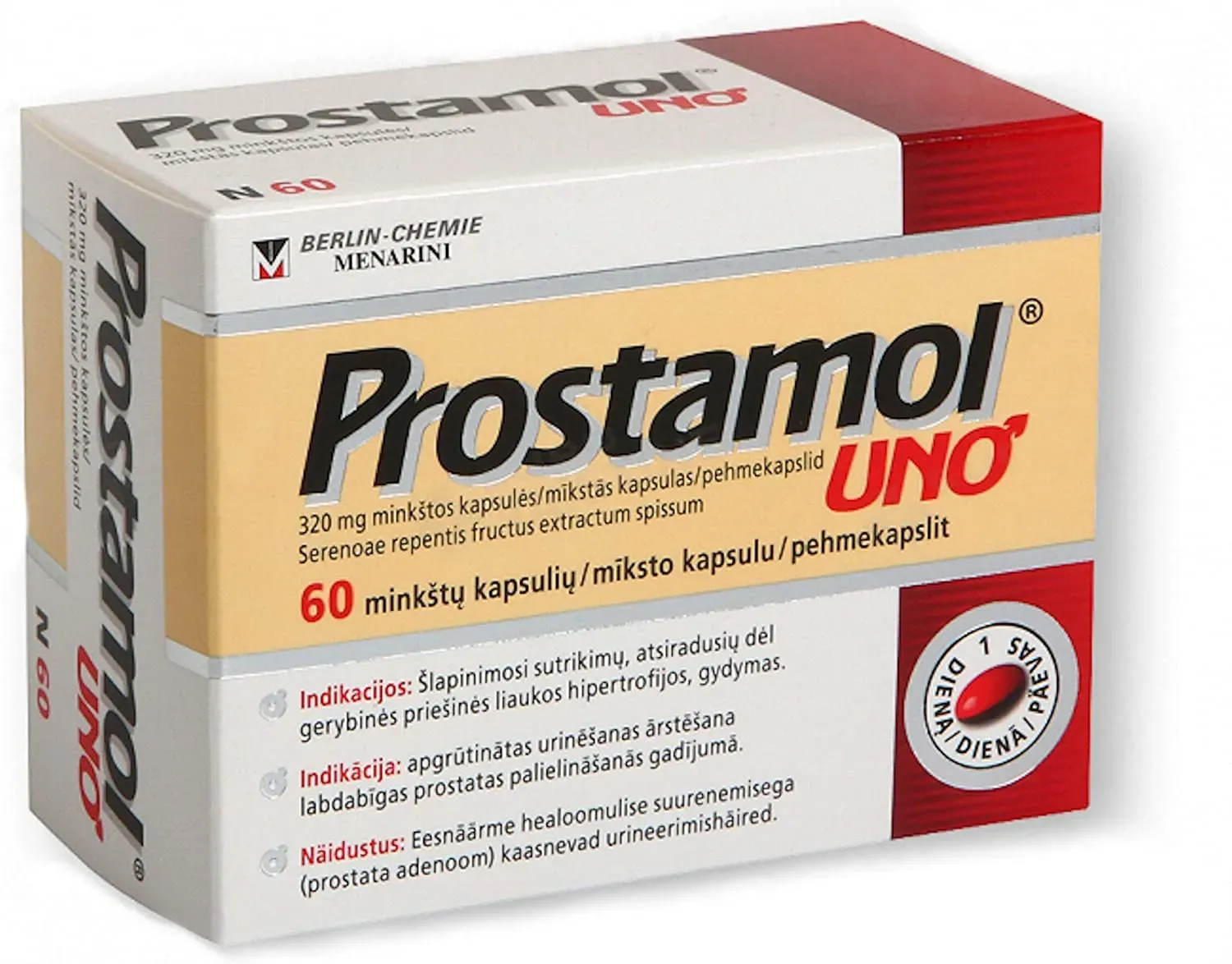Prostinol : komposisi hanya bahan-bahan alami.
